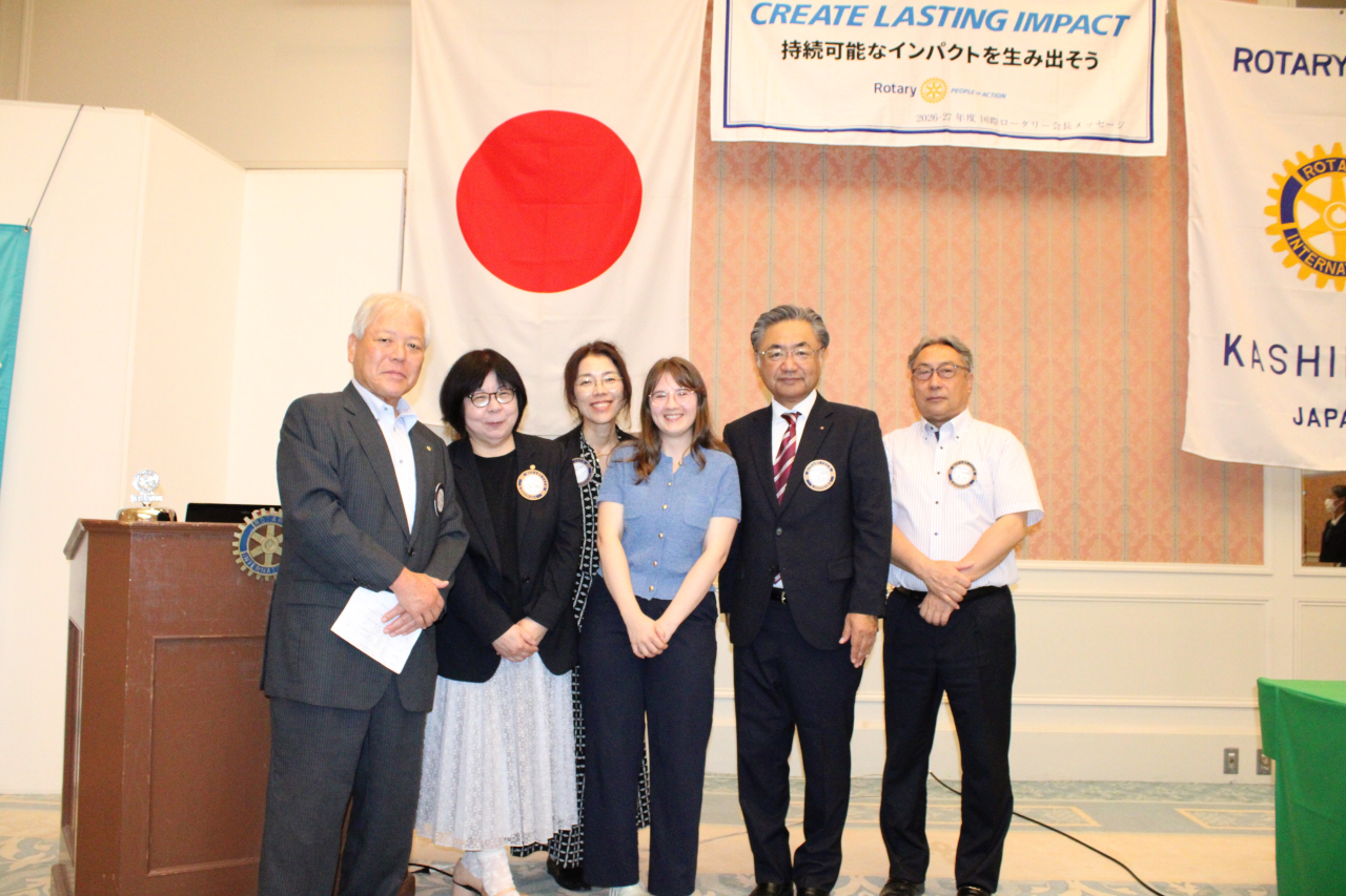 米山奨学生卓話2